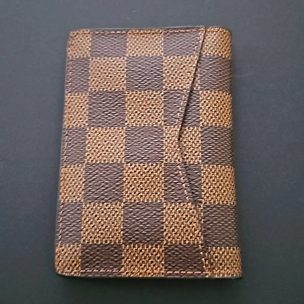AUTHENTIC Louis Vuitton Pocket Organizer in Damier Ebene - Picture 3 of 12